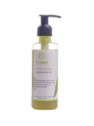 Leafy Lime Fortifying Body Buff With Loofah Scrub Powder