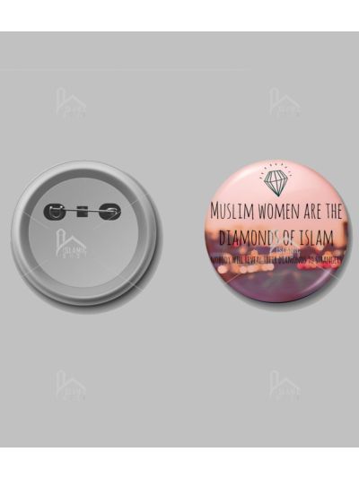 Women Button Badge