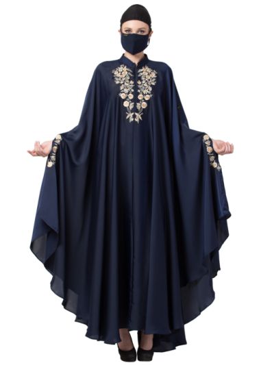 Irani Kaftan With Chikan And Zari Embroidery Work