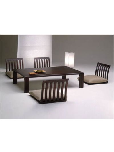Low Dining Table 4 Seater with Chair