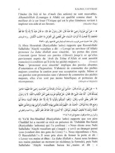 Montakhab Ahadith – French/Arabic