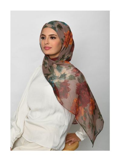 Nana's Sofa Printed Crinkled Chiffon