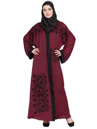 Front Open embroidered Dubai Kaftan