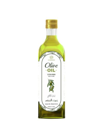 Al Masnoon Extra Virgin Olive Oil (Natural Cold Pressed Oil) - 250ml