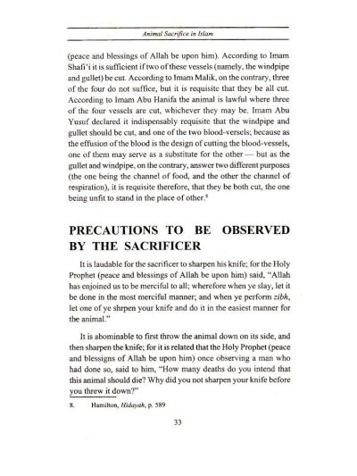 The Ritual of Animals Sacrifice in Islam