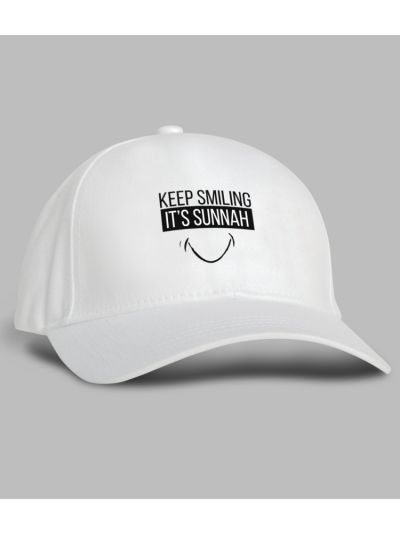 Smile White Cap