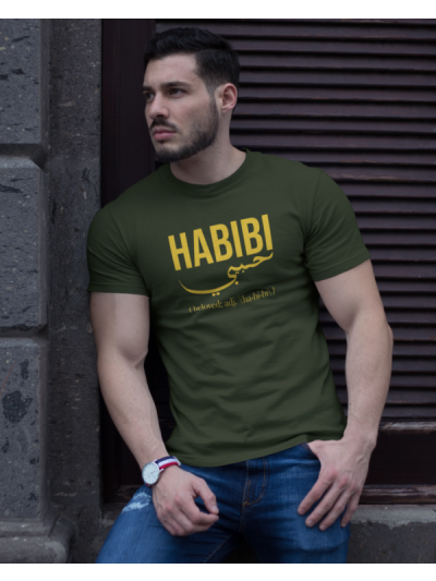 Habibi Round Neck Half Sleeve T-Shirt