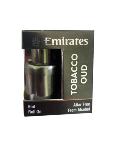 Emirates Tobacco Oud Attar | Sweet Tobacco, Smoky Oud, Warm | 6ml