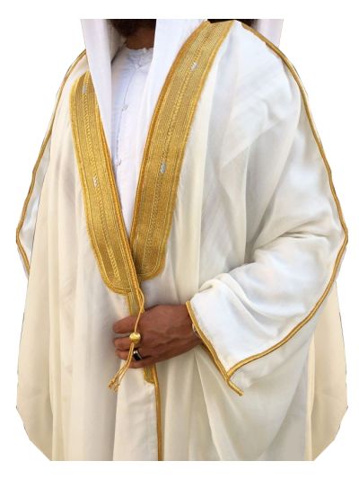 Traditional Bisht - White