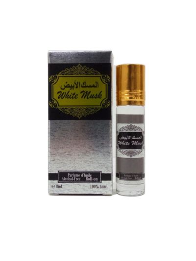 Aqdas White Musk Attar - 8ml