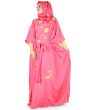 Aiza_Kaftan_Rose Pik Color Angle View_IslamicShop.in