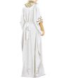 Nayyab_Hand_Embroidered_White_Kaftan_Side View_IslamicShop.in