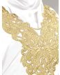 Nelam_Gold_Embroidered_White_Kaftan_Close Up View_