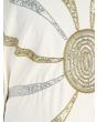Shahnoor_Hand_Embroidered_Off_White_Kaftan_Close Up View_IslamicShop.in