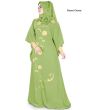 Aiza_Kaftan_Parrot GreenColor_IslamicShop.in