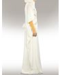 Shahnoor_Hand_Embroidered_Off_White_Kaftan_Side View_IslamicShop.in