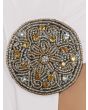 Nelam_Gold_Embroidered_White_Kaftan_Brooch Pin_