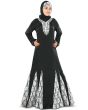 Isar_Abaya_Front View_IslamicShop.in