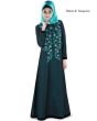 Aafreeda_Abaya_Turquoise Color_IslamicShop.in