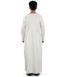 Aarish_White_Galabiyya_Back View_IslamicShop.in