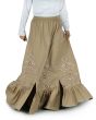 Numa_Embroidered_Cotton_Skirt _Front View_IslamicShop.in
