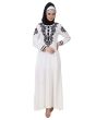 Asil_Rayon_White _Abaya_Front View_IslamicShop.in