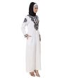 Asil_Rayon_White _Abaya_SideView_IslamicShop.in