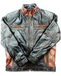 Black_And_Brown_Leather_Jacket_Normal View_IslamicShop.in