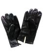 Black Leather Gloves_Front View_IslamicShop.in