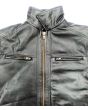 Black Leather_Jacket_Close View_IslamicShop.in