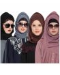 Black, Grey, Mauve, Brown
