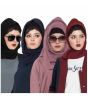 Black, Navy Blue, Maroon, Mauve