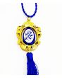 Allah Mohammed Blue Car Hanging_Close Up View_IslamicShop.in