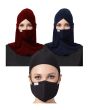 Maroon, Navy Blue & Black