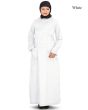Falish_Abaya_White Color_IslamicShop.in