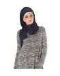 Plain Jersey Hijab (Navy Blue)_Angle View_IslamicShop.in