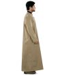 Ghanim_Brown_Galabiyya_Side View_IslamicShop.in
