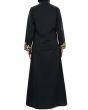 Hibbah_Black_Cotton_Abaya_BackView_IslamicShop.in