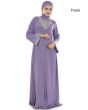 Hifja_Black_Hand_Embroidered_Burqa_Purple Color_IslamicShop.in