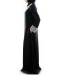 Iqra_Black_Burqa_Black Color Side View_IslamicShop.in