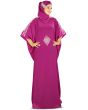 Sumanah_Hand_Embroidered_Kaftan_Angle View_IslamicShop.in