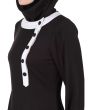 Jaza_Rayon_Black_Abaya_CloseUPView_IslamicShop.in