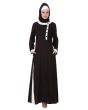 Jaza_Rayon_Black_Abaya_FrontView_IslamicShop.in