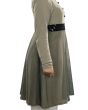 Shabista_Warm_Grey_Tunic_Side Up View_IslamicShop.in