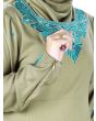Mina_Rayon_Abaya_Close Up View_IslamicShop.in