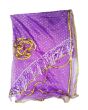 Polka Net Piping Border Hijab_IslamicShop.in