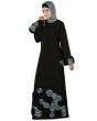 Salma_Heavy_Embroidered_Party_Abaya_Angle View_IslamicShop.in
