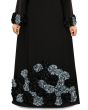 Salma_Heavy_Embroidered_Party_Abaya_Bottom View_IslamicShop.in