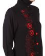 Shaistah_Rayon_Black_Abaya_Close Up View View_IslamicShop.in