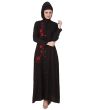 Shaistah_Rayon_Black_Abaya_Front View_IslamicShop.in